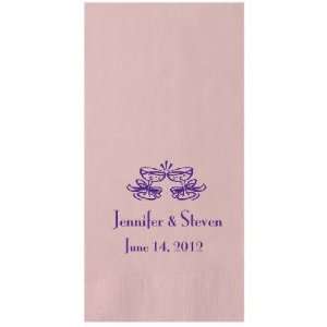  Personalized Guest Towel Napkins Classic Pink (100 Napkins 