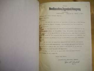 1917 COLORADO ICE & COLD STORAGE APPRAISAL BOOK LEDGER  