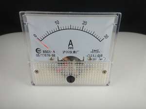 Analog AMP Panel Meter Gauge DC 0 30A 85C1  