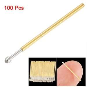   100 Pcs 0.95mm Dia Round Tipped Spring Test Probes
