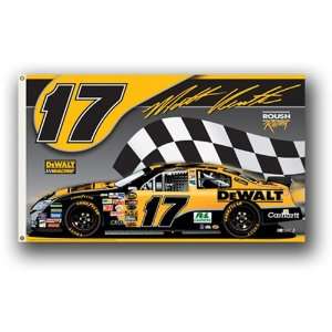 Matt Kenseth #17 NASCAR 3 x 5 Premier 2 Sided Banner Flag By BSI 