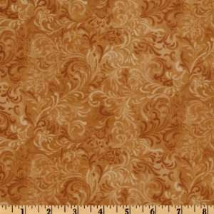  44 Wide Complements Embellishments Golden Brown Fabric 