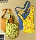  EASY UNIQUE SHAPE BAGS & PURSE BEGINNER SEWING PATTERN Simplicity 2335