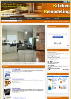 Money Making Kitchen Remodeling Advice Website Business  