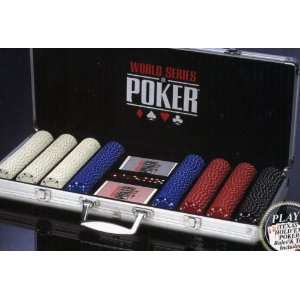 World Series of Poker Professional 400 Chip Set with Cards and Dice 11 