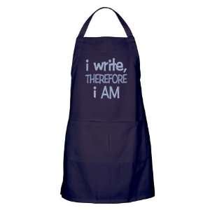  I Write, Therefore. Hobbies Apron dark by  