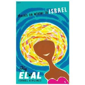  Fly El Al Isreal Poster