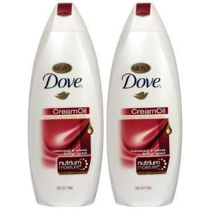 Dove Body Wash, Ultra Rich Velvet Cream Oil, 24 oz, 2 ct (Quantity of 