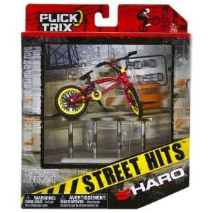 Haro Bikes & Flat Bar Rail Flick Trix Street Hits ~4 BMX Finger Bike 