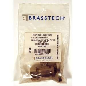  Brasstech 403/15S Angle Valve, Satin Nickel