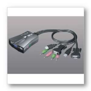  Tripp Lite 2 Port All in One USB KVM Switch w/Audio and 
