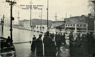 KY LOUISVILLE PONTOON BRIDGE BAXTER AVENUE FLOOD OF 1937 R58031  