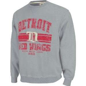 Detroit Red Wings CCM Vintage Distressed Crew Sweatshirt  