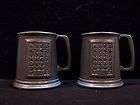 Two (2) Childrens Pewter or Armetale Mugs   Eight Ounce   Made in 