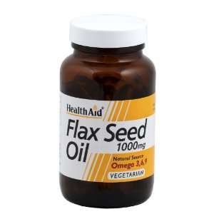 Health Aid Flaxseed Oil 1000mg 60 Capsules