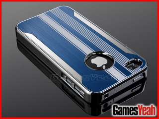 Deluxe Luxury Magenta Aluminum Bling Chrome Hard Case Cover For iPhone 
