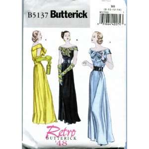   Misses Dress Sizes 8 10 12 14 Retro 1948 Style Arts, Crafts & Sewing