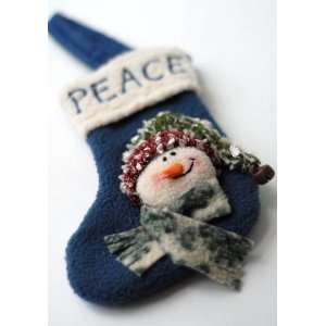 Peace ~ Mini Christmas Stocking