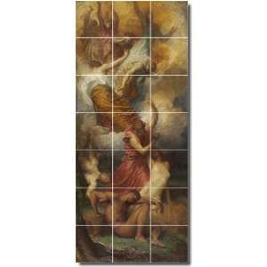  George Watts Mythology Ceramic Tile Mural 8  24x56 using 