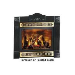 Chimney 57228 Cast Iron Surround Kit  Painted Black 
