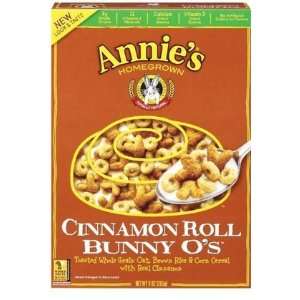 Annies Homegrown Cinnamon Roll Bunny Os, 9 oz, 2 ct (Quantity of 2)