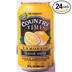 UP Country Time Lemonade, 12 Ounce (Pack of 24)  Grocery 