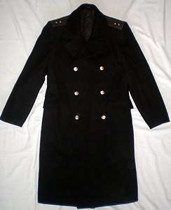   Russian Soviet Military Army Navy Naval Overcoat USSR Winter Coat Wool