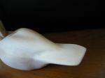 Vintage Unfinished solid wood duck hand carved CLASSIC LARGE USA SOLID 