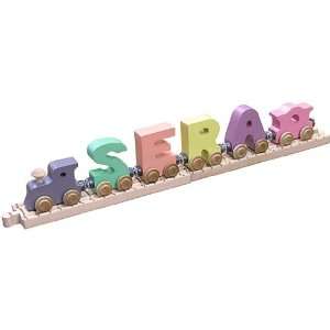    Wooden Track For Four Letter Name Train (Track ONLY) Toys & Games