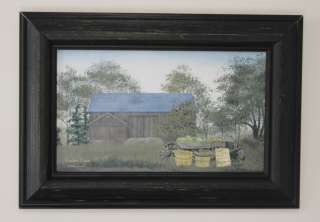 Billy Jacobs Summer tree watermelon corn wagon barn landscape framed 