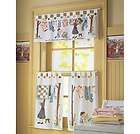 New 3pc Nostalgic Laundry Room Cafe Curtains Set