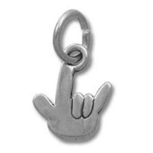 I Love You Sign Language Sterling Silver Charm Arts 