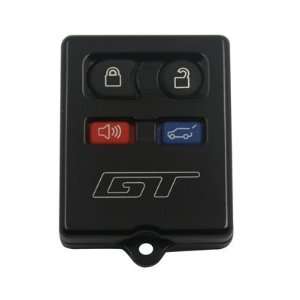   09 Mustang Black Billet 4 Button Remote Case with GT Logo Automotive