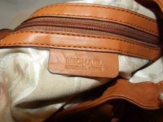Michael Michael Kors Drawstring & Stud Hobo Bag Purse Handbag Leather 