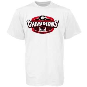   White 2007 NCAA Mens Tennis Champions T shirt