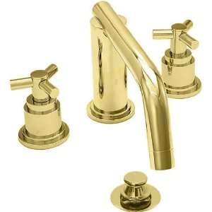   Azure Tri Spoke Handle Bathroom Sink Faucet & Drain