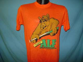 vintage NEW NOS ALF 80S TV SHOW FAST POOL t shirt S  