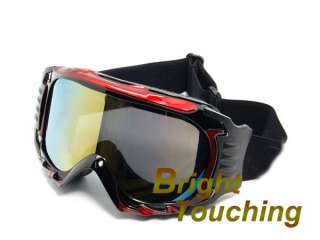 Red&Black Snowboarding Snow board Ski Skiing Goggles Dual Anti Fog 