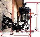 10 VICTORIAN STYLED IRON GAS or ELECTRIC SCONCES