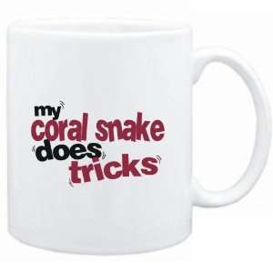  Mug White  My Coral Snake does tricks  Animals Sports 