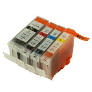  4 Pack. Compatible Cartridges for Canon BCI 3e and BCI 6 
