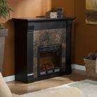  Stonegate Black Electric Fireplace