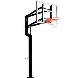   Ground Basketball Hoop with 54 Inch Glass Backboard
