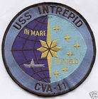 USS INTREPID CVA 11 4 1/2 US NAVY HAT PATCH VIETNAM