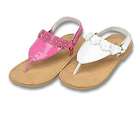 IM Link Little Girls Shoes Fuchsia Flower Flip Flop Sandals 3