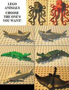 LEGO Water/Ocean Animals  Pick from Octopus, Alligator/Crocodile 