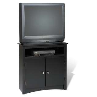   Sonoma Collection Black Finish Tall Corner TV Stand 