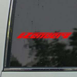  Zender Red Decal Truck Bumper Window Vinyl Red Sticker 