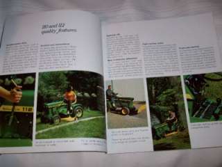 1969 John Deere 60 110 112 140 Lawn Tractor Brochure 32 Pages  