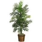 Nearly Natural Napolien 56 Areca Palm Silk Tree w/Basket
